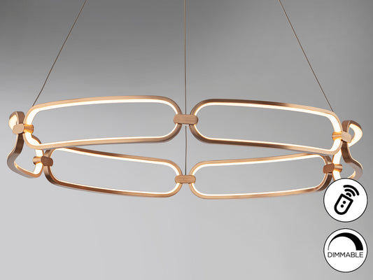 Lámpara LED Colette Oro Rosa - Schuller - Diseño Moderno | luzguru.com