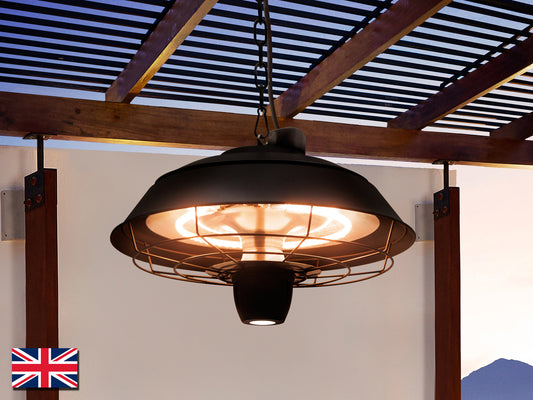 Estufa Suspensión Schuller Heat Vintage - Calefacción 1500W | luzguru.com