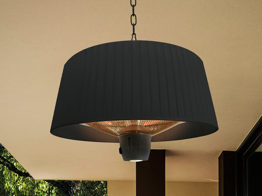 Estufa de Suspensión Schuller Heat Vintage - Negra 1500W | luzguru.com