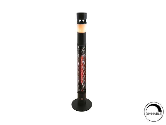 Estufa Exterior Schuller Heat Sound - 1500W - Negra | luzguru.com