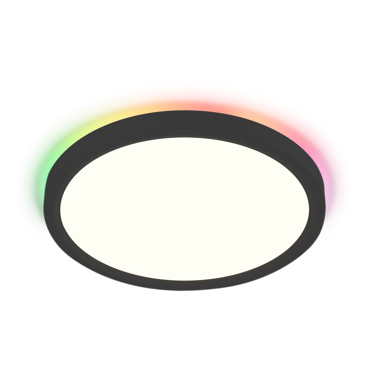 Plafon LED Tanza negro 40cm ALEMAR con RGB y luz regulable - Vista principal