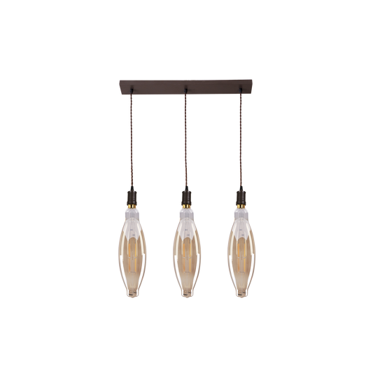 Lámpara Colgante Elio 3xE27 con Bombillas Fabrilamp - vista principal | Fabrilamp / Abrila · Ref. 167093002