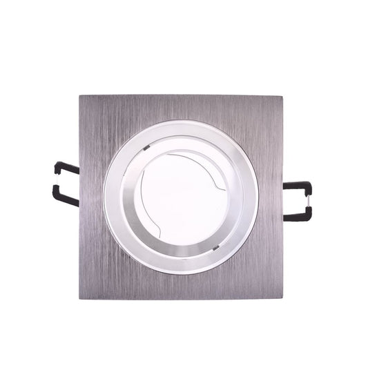 Foco Helium fabricado en Aluminio color Nickel-Inox