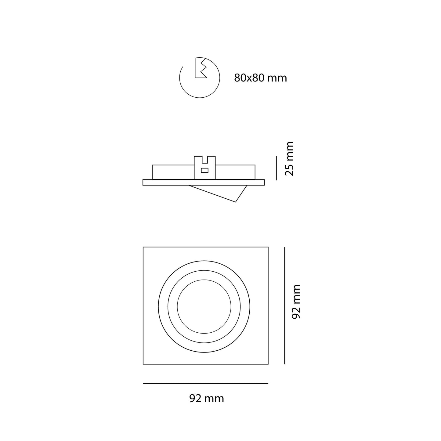Iluminación moderna y discreta ideal para pasillos