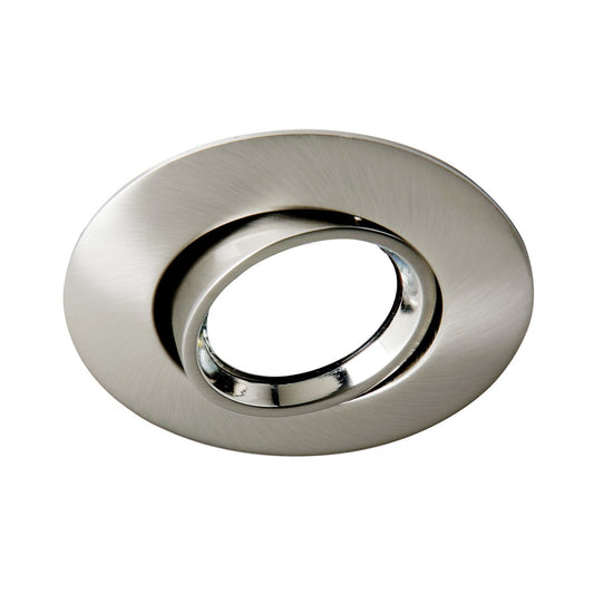 Foco fabricado en Aluminio color Níquel