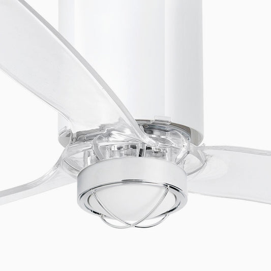 Ventilador de techo LED blanco FARO 3334 ref 32038-9 con luz integrada, diseño moderno y ventilación eficiente LUZGURU