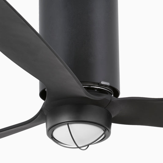 Ventilador de techo LED negro mate FARO 3334, diseño interior con ventilación eficiente, ref. 32043-10 de LUZGURU