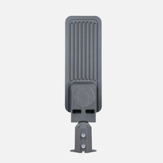 Farola LED Curtis 100W 6500K Gris 10000lm IP65 Orientable Fabrilamp instalada en ambiente decorativo de salón o dormitorio | Fabrilamp / Abrila