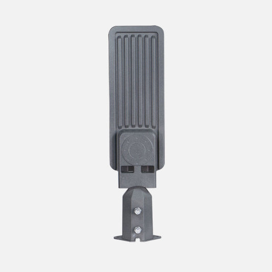 Farola LED Curtis 50W 6500K Gris 5000lm IP65 Orientable Fabrilamp instalada en ambiente decorativo de salón o dormitorio | Fabrilamp / Abrila