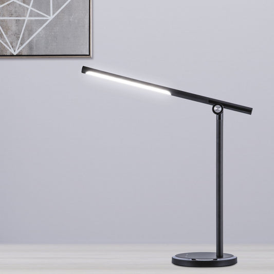 Medidas Flexo Buros Negro LED 12W Regulable AJP/Alemar Ref. 10698 - luzguru.com