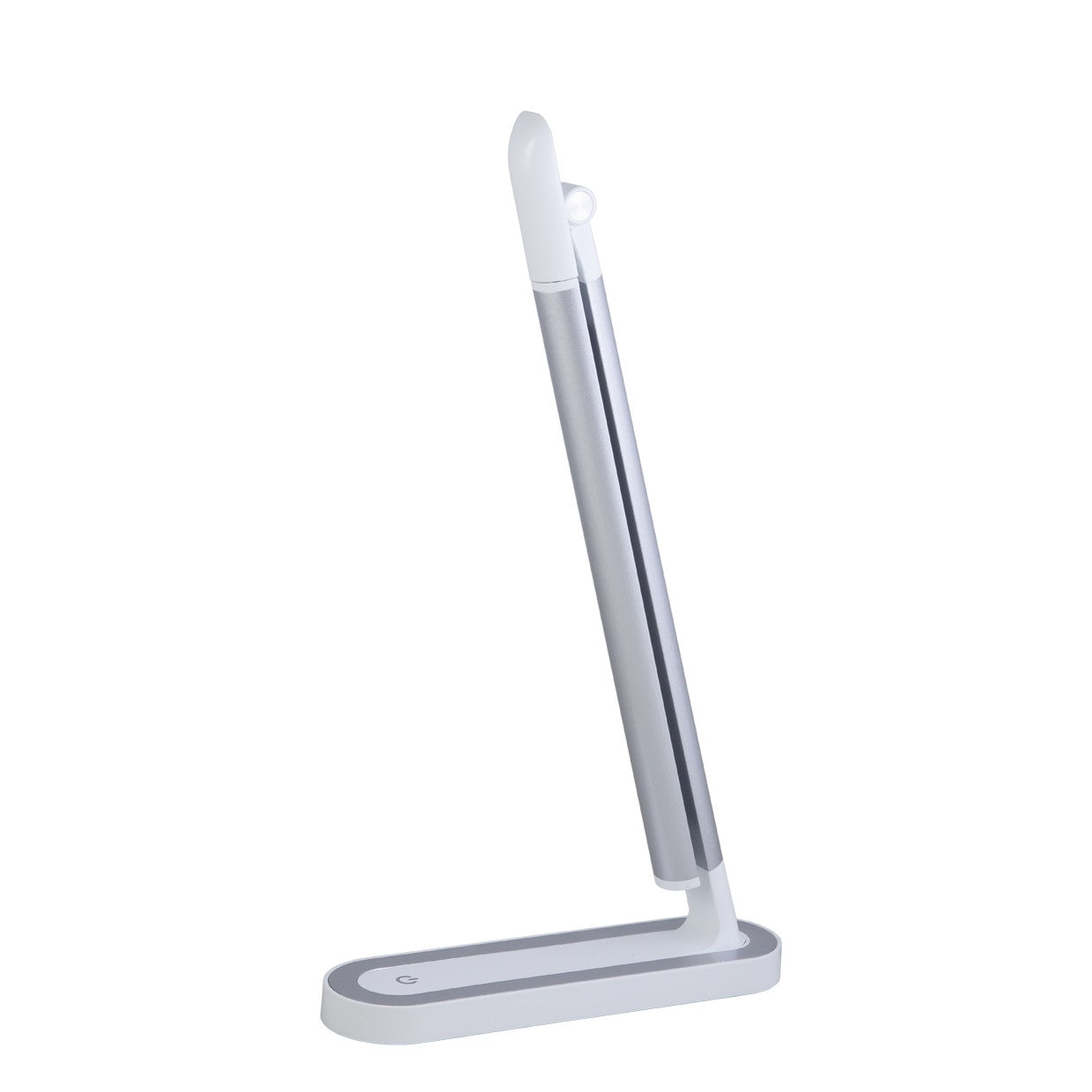 Flexo Karim Plata LED 10W AJP/Alemar (Ref. 10993) - luzguru.com: Descubre sus dimensiones y disfruta de su diseño moderno y funcional.