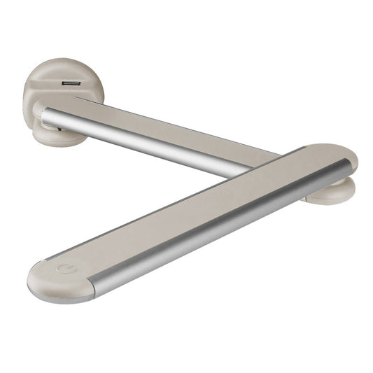 Flexo Mel fabricado en Aluminio y plástico color Gris claro