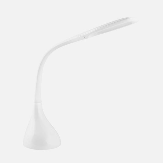 Flexo Rilke fabricado en ABS color Blanco con cuello de silicona flexible