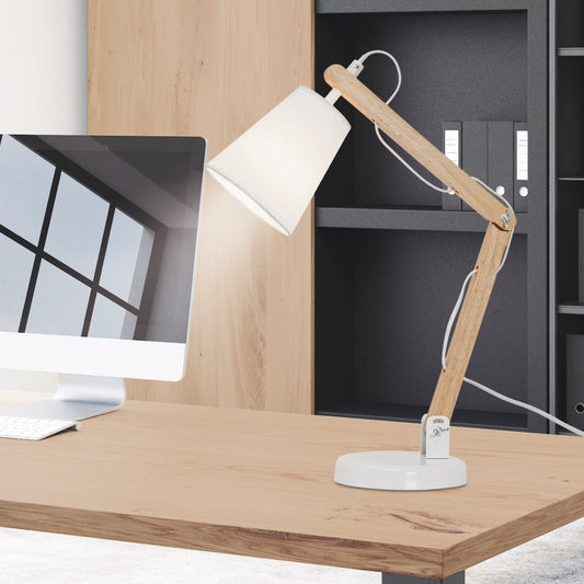 Medidas Flexo Truman Blanco/Madera AJP/Alemar Ref. 11040 - luzguru.com