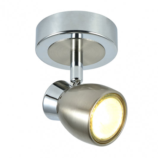 Foco de Techo Orientable Chacho GU10 Níquel Fabrilamp - imagen 2 | Fabrilamp / Abrila