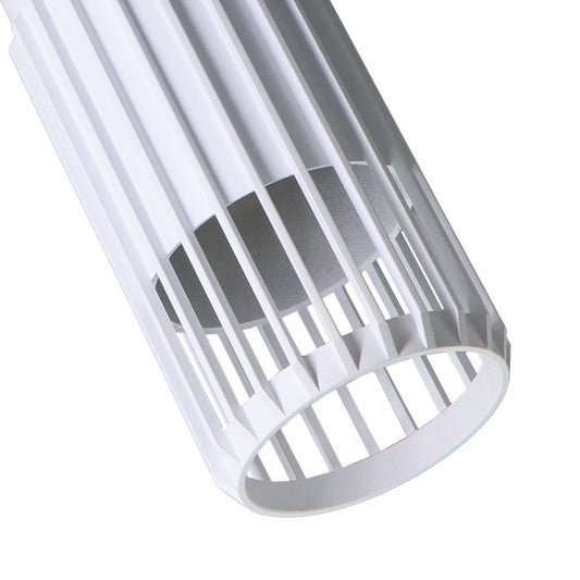 Foco Sahara fabricado en metal color blanco arenado