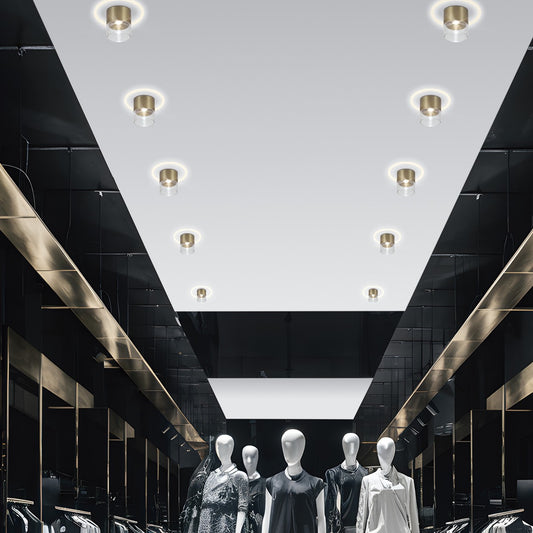 Medidas Foco LED ILAI Latón 6W 3000K - AJP/Alemar Ref. 11636 - Luz cálida - luzguru.com