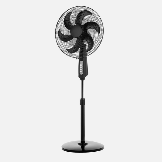 Ventilador de Pie Granizo Negro – vista 2 · Ref. 214041009