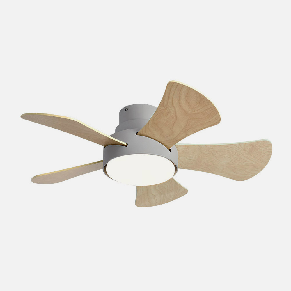 Ventilador de Techo Gregario Gris (blanco/haya) – vista 4 · Ref. 180891568