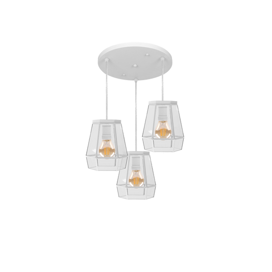 Plafón de Techo Guía 3 Luces E27 42 cm Color Fabrilamp - vista principal | Fabrilamp / Abrila · Ref. 221093001