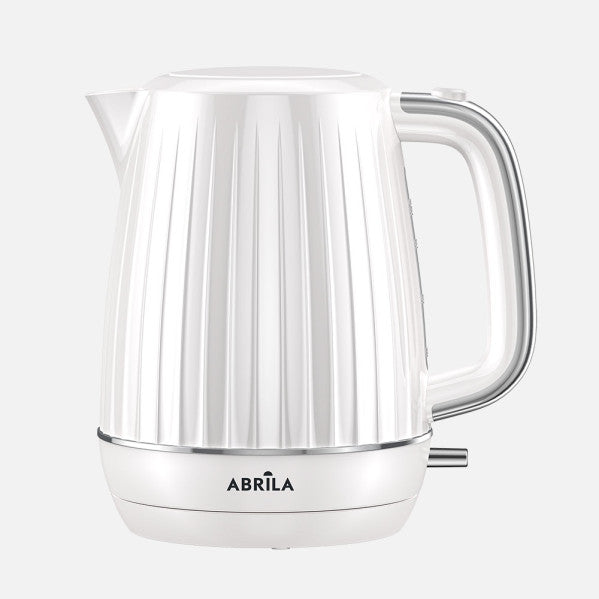 Hervidor de Agua Jacaranda Blanco 1,7L 2200W Vintage Fabrilamp - Vista frontal principal en fondo blanco | LuzGurú