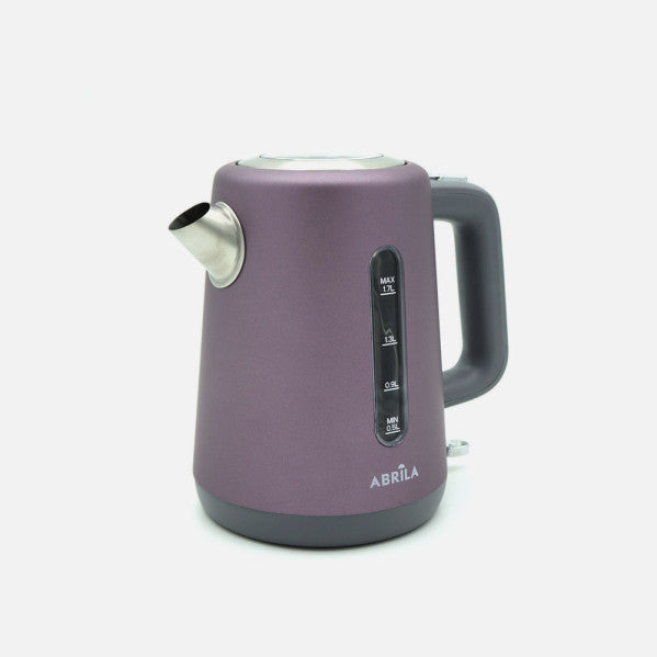 Hervidor de Agua Eléctrico Toral 1,7 L 2200 W Violeta/Gris Fabrilamp encendida con proyección de luz y ambiente | LuzGurú