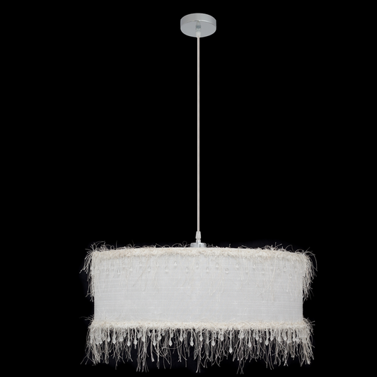 Lámpara Colgante Hilos 50 cm Pantalla Textil Fabrilamp - imagen 2 | Fabrilamp / Abrila · Ref. 117595001