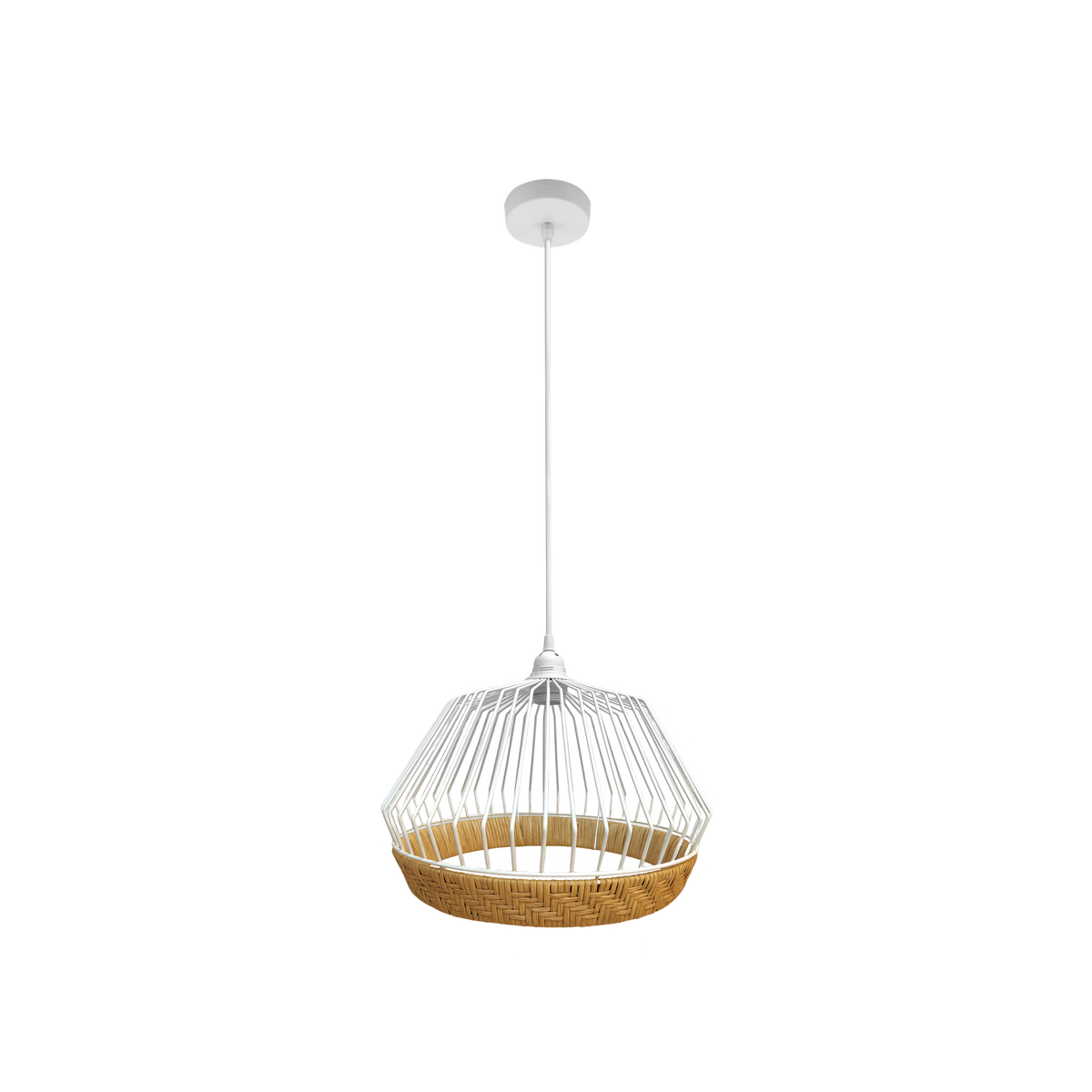 Colgante Nature Hugo 25 cm / Blanco – vista principal · Ref. 218292568