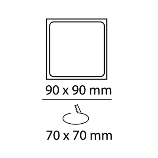 Downlight Kaju fabricado en Aluminio color Grafito