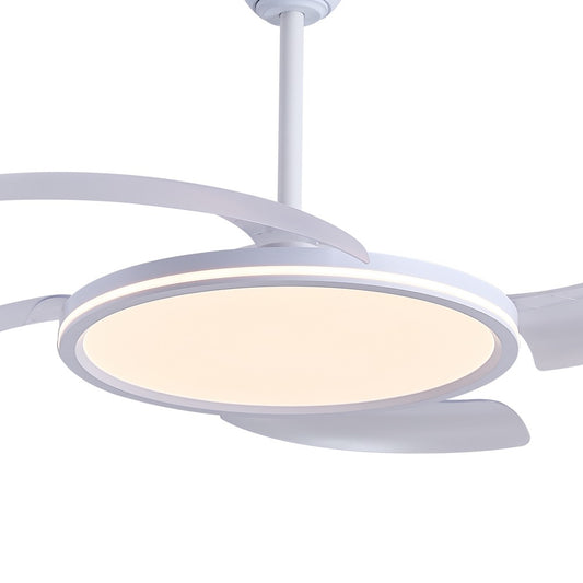 Ventilador Key fabricado en Hierro y ABS color Blanco