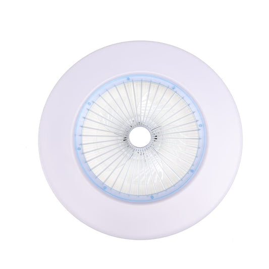 Kitale fabricado en acrílico color Blanco, ventilador de techo