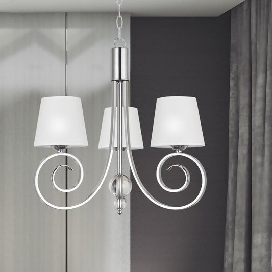 Medidas Lámpara Marela 3 Luces Cromado AJP/Alemar Ref. 60249 - luzguru.com