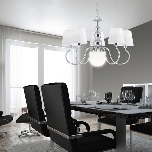 Medidas Lámpara Techo Máxima Cromado AJP/Alemar Ref. 60076 - luzguru.com