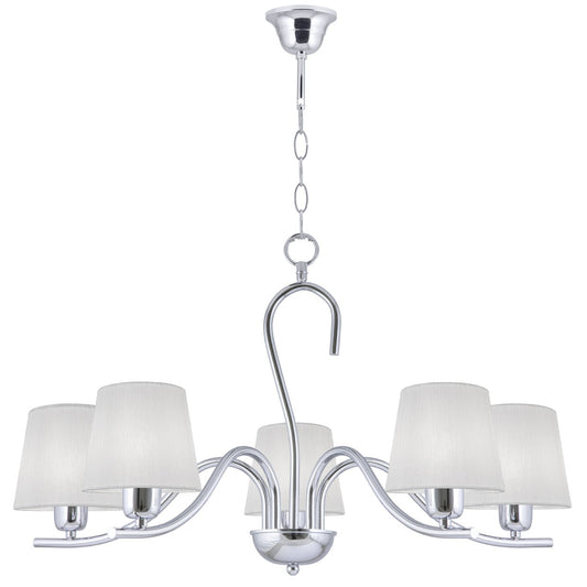 Medidas Lámpara Colgante Natalie Cromo AJP Alemar Ref. 60275 - luzguru.com