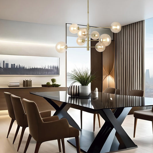 Medidas Lámpara Galaxia Latón Ámbar AJP/Alemar Ref. 11576 - luzguru.com