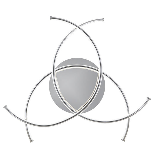 Lámpara Barano LED AJP/Alemar 60180: Medidas detalladas. 65W, 4000K, 6175 lúmenes. Diseño moderno. Luzguru.com