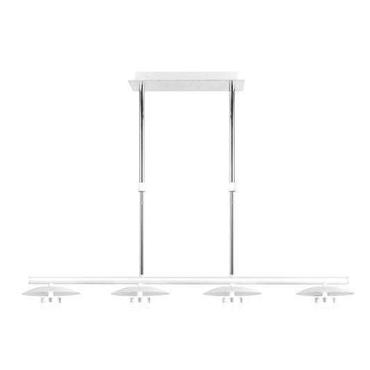 Lámpara Ciudad Del Cabo fabricada en Metal color Blanco y Plata