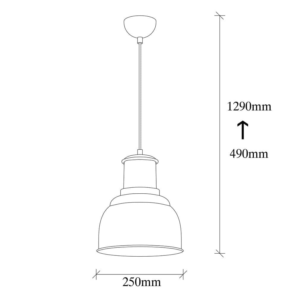 Elegante lámpara de techo industrial ideal para salón o comedor