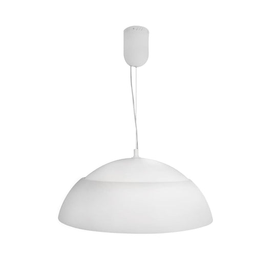 Lámpara Mirta fabricada en aluminio color blanco para interiores