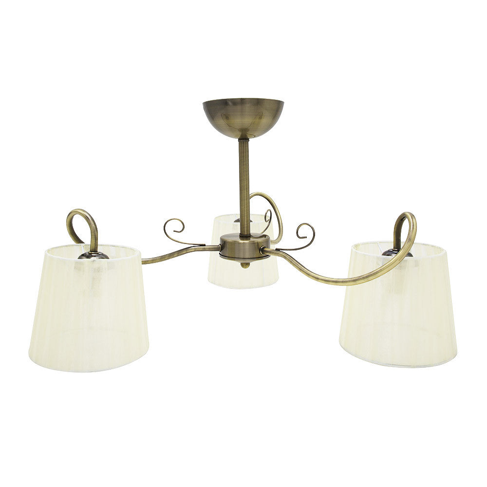 Lámpara de techo Cuzco clásica vintage Fabrilamp / Abrila, ref. 155553014