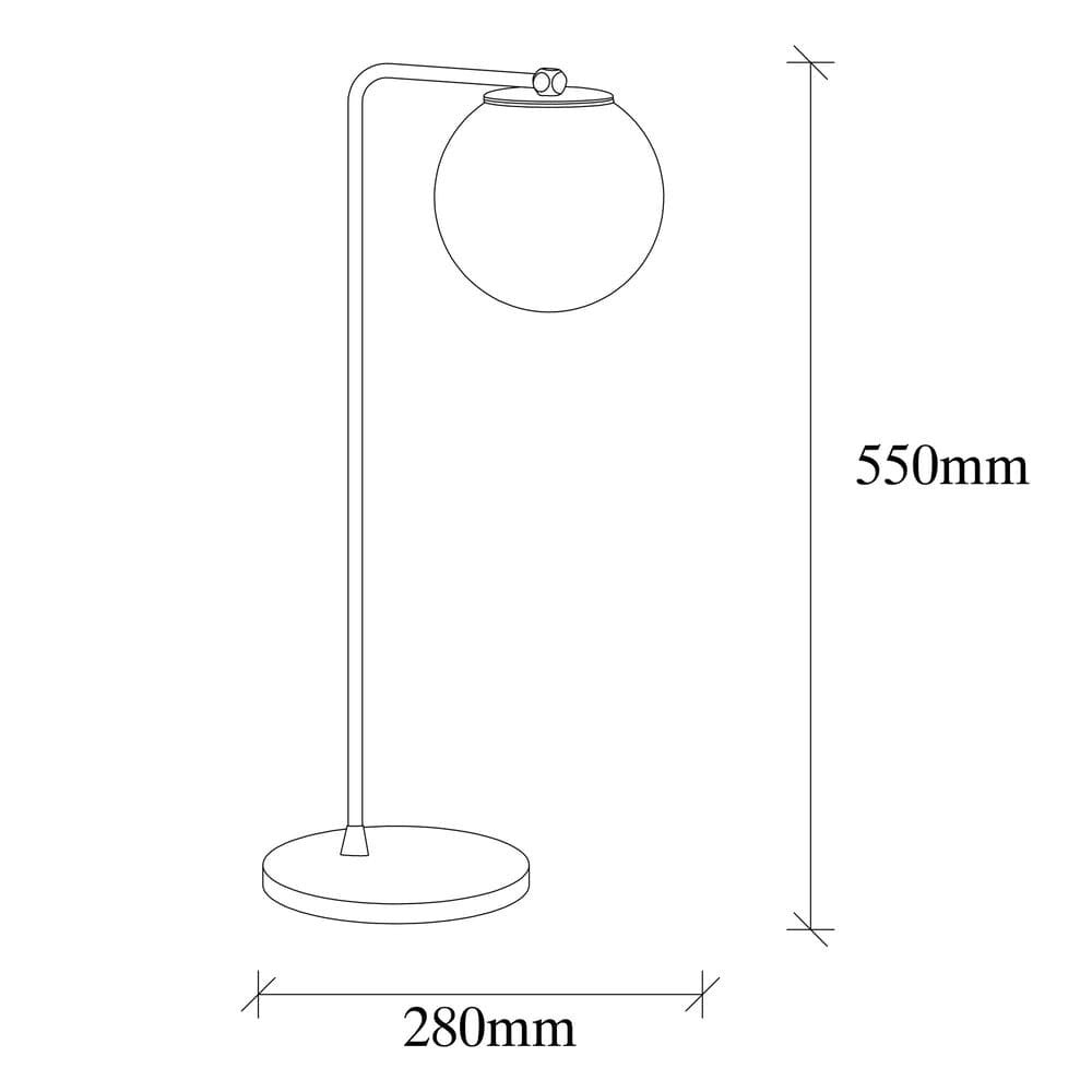 Lámpara de mesa con casquillo E27 para luz personalizable