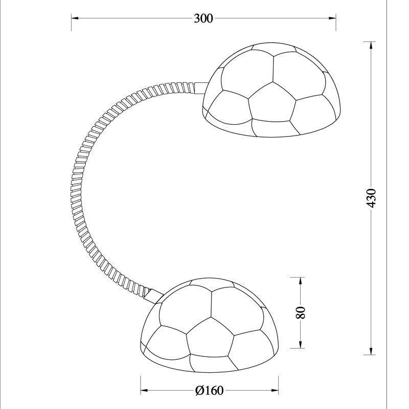 Divertida lámpara balón ideal para estudio