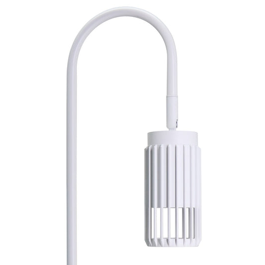 Lámpara Sahara fabricada en Aluminio color Blanco Arenado