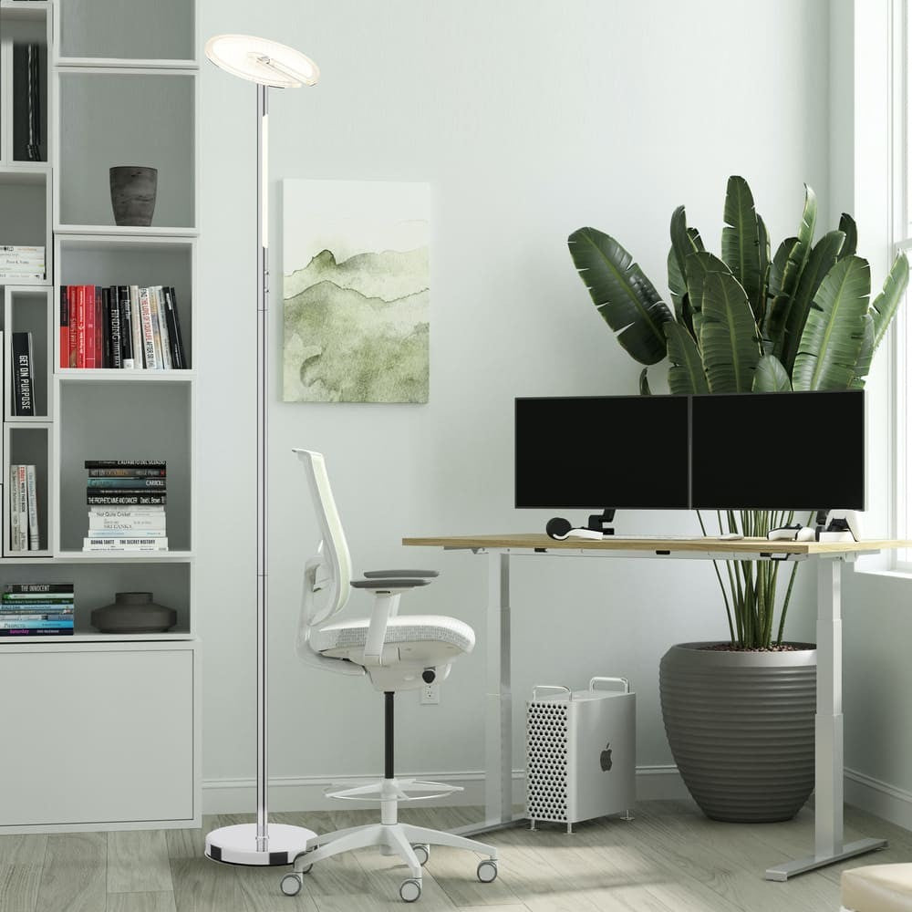 Lámpara de pie LED con luz cálida regulable