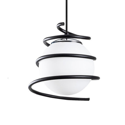 Lámpara Model 6 fabricada en Metal y Cristal color Blanco