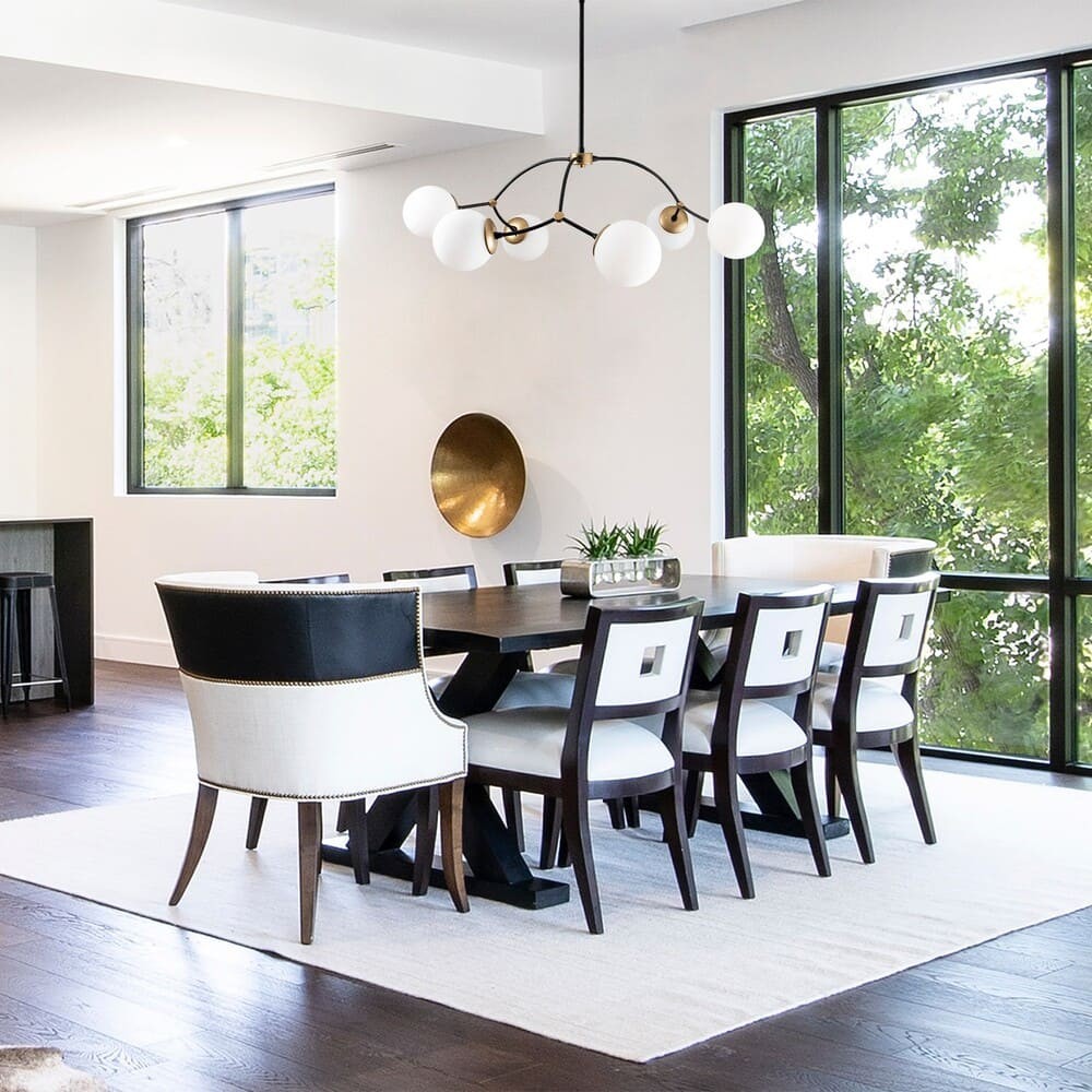 Elegante lámpara de araña ideal para el salón