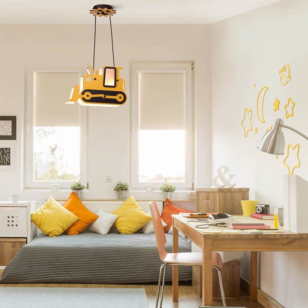 Divertida lámpara excavadora ideal para habitación infantil