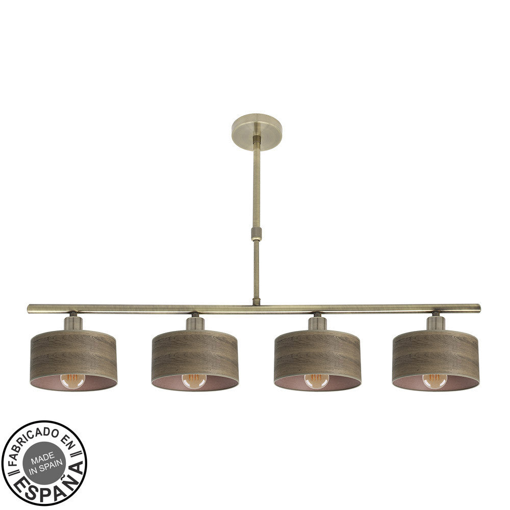 Lámpara de techo Gilda Fabrilamp / Abrila estilo natural, Ref. 190354084