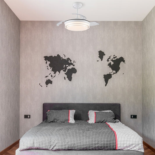 Lander Mini fabricado en Acero color Blanco con aspas de PC