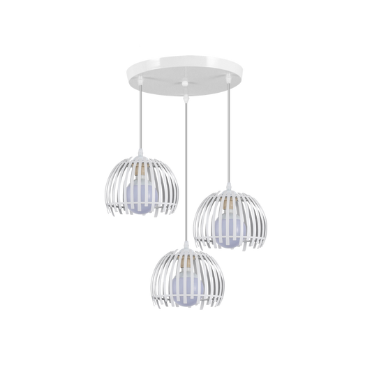Plafón de Techo Colgante Latina 3 Luces E27 Metal Fabrilamp - vista principal | Fabrilamp / Abrila · Ref. 224583001